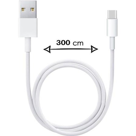USB Type C-kabel - PH26 - Honor 300 - 3 Meter - Hurtig Opladning/Synkronisering - Holdbar