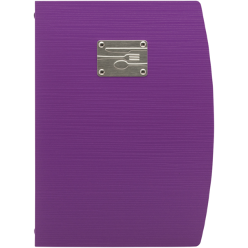 Menypärm Bestick Securit Lila A4