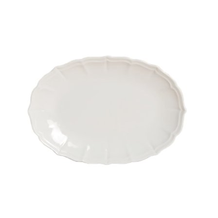 Porcelænstallerken/Assiette - Oval - 6-pack