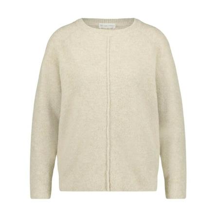 Jane Lushka Round-neck Knitwear , Beige , Dames , Maat: M Truis