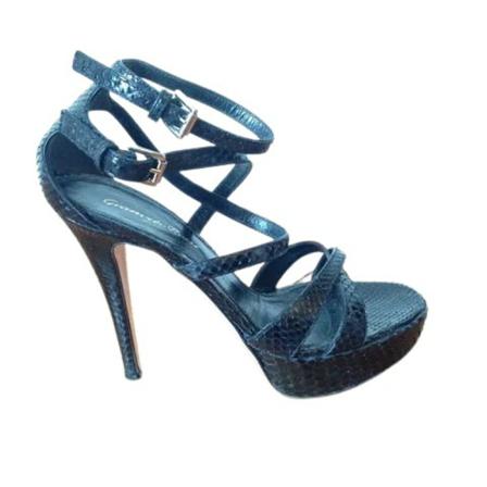 Gianvito Rossi Pre-owned Pre-ownedLædersandaler Sort, Dame, Størrelse: 38 EU
