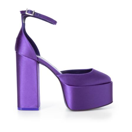 Paris Texas, Heeled Mules Fioletowy, Kobieta, Rozmiar: 39 EU