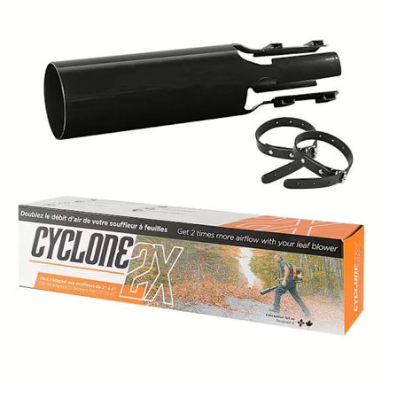 Løvblåser Luftforsterker, Luftstrømforsterker for Blåser, Turbo Dyseforlengelse Øker Hastighet og Kraft for Hage-, Plen- og Oppkjørselrydding