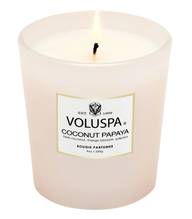 Voluspa Coconut Papaya Duftlys Classic Boxed 60t