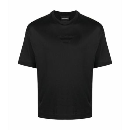 Emporio Armani, T-Shirts Zwart, Heren, Maat:L
