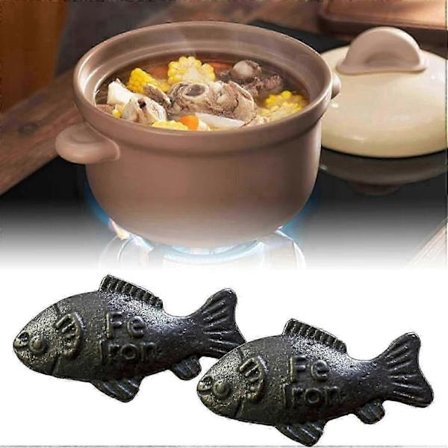 Lucky Iron Fish, Gjutjärnsfisk för järnberikad matlagning, Tillsätt naturligt järn till mat och vatten, Effektivt och säkert återanvändbart 