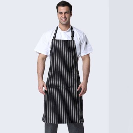 Kokin esiliina Clean Pinafore MUSTAT RAIDAT
