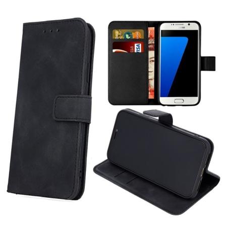 Samsung Galaxy A12 - Smart Velvet Mobilplånbok - Svart Svart