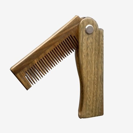 Sandaltræskam, antistatisk kam, trækam, foldbar kam