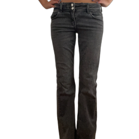 Grå bootcut jeans