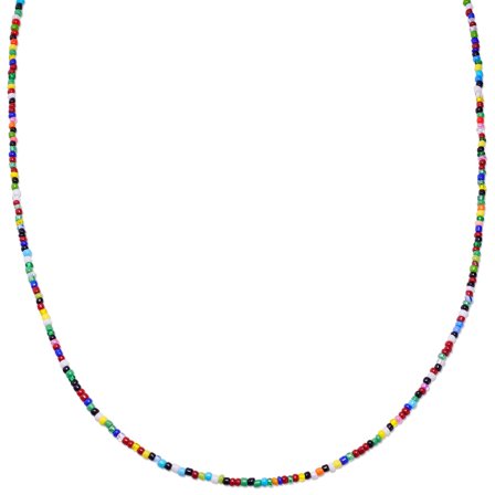 Amalfi | Collar de cuentas de cristal multicolor original para hombres - Collares de cuentas