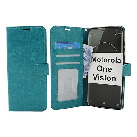Crazy Horse Wallet Motorola One Vision