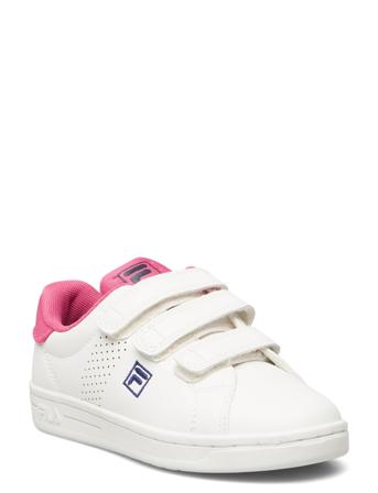 Crosscourt 2 Nt Velcro Kids Lave Sneakers Hvit FILA*Betinget Tilbud