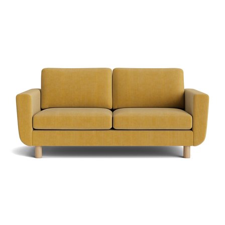 Haven 2 personers sofa - Ontario Gul - 184x86x86 - Sofa, 2 personers sofa