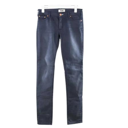 Acne Studios Pre-owned Pre-ownedBomuldjeans Blå, Dame