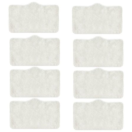 Mop til Deerma ZQ610 ZQ600 Dampmop Rengøringsdamp Mop Tilbehør, 8 Stk Serie