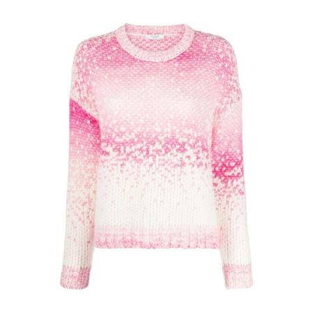 Peserico, Round-neck Knitwear Roze, Dames, Maat:M