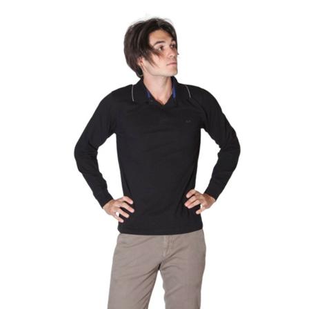 Sun68 T-Shirts Sort, Herre Polo, Størrelse: M