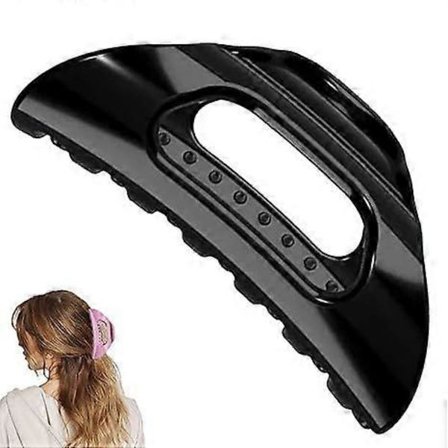 The Cozy Clip - Bekväm HårklämmaKompatibel med Kvinnor, AkrylklämmorKompatibel med Tjockt Långt Hår, Starkt Grepp som Inte Går Upp