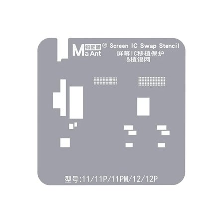 MaAnt Screen IC Polishing Stencils for iPhone 11-15 Pro Max