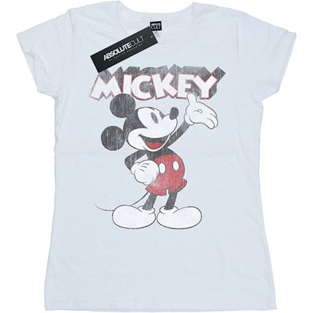 Disney Dam/Damer Presenterar Mickey Mouse Bomull T-shirt XXL W