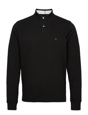 1985 Regular Ls Polo Polos Long-sleeved Svart Tommy Hilfiger