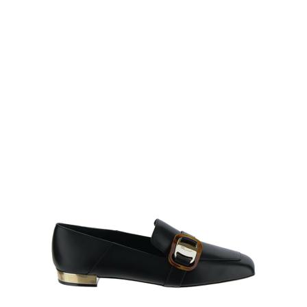 Salvatore Ferragamo Wang Loafers Sort, Dame, Størrelse: 38 EU