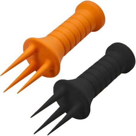 Mini jordløsner for potteplanter - Håndholdt jordfreser for løsning av jord, luking og plantepleie, 2-pakning