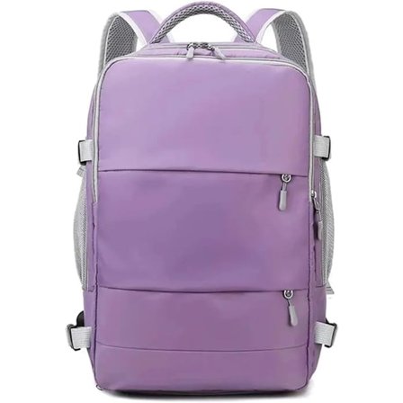 Campus Rygsæk - Laptop Rygsæk - Vandtæt og Tyverisikret - Stor Kapacitet - Unisex - Lilla