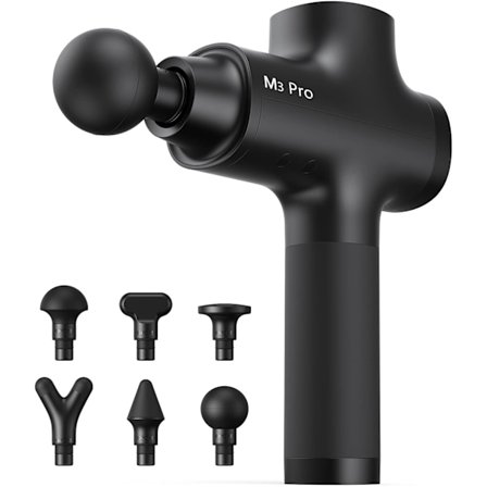 M3 Pro 2 -hierontapistooli syväkudosperkussiivinen lihashierontalaite harjoitteluun, kädessä pidettävä perkussiivinen hoitofaskiapistooli 