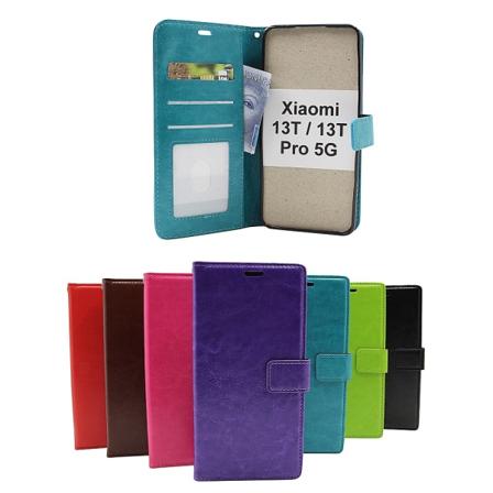 Crazy Horse Wallet Xiaomi 13T / 13T Pro 5G Svart