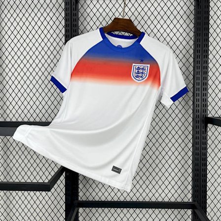 25-26 England Hjemmedrakt Fotball T-skjorte S-2XL