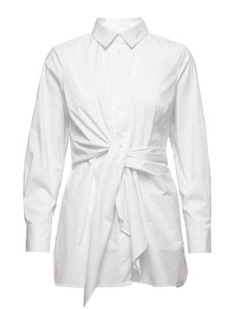Kiriniiw Knot Shirt Pitkähihainen Paita Valkoinen InWear