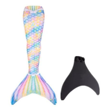 Adult Reinforced Mermaid Tail For Swimming, Monofin Included