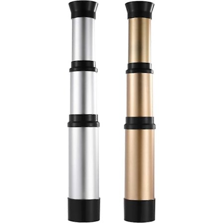 2 st Monokulära Teleskop, Leksak Handhållna Leksaker Monokulär Pirat Kikare för Barn Presenter Piratfest Favoriter