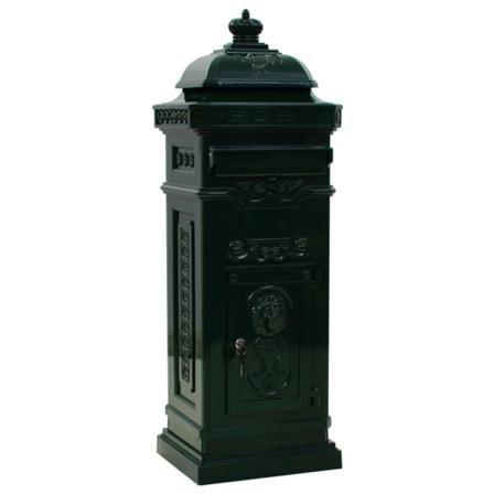 Vidaxl Markpostlåda Vintage Stil Rostfri Aluminium Grön Grön