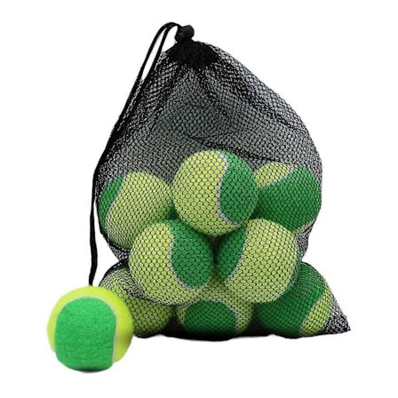 20 stk. tennisbolde elastiske bolde træning 6,4 cm diameter slidstærke træningsbolde til udendørs sport tennisentusiaster