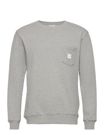 Square Pocket Sweatshirt Grey Makia