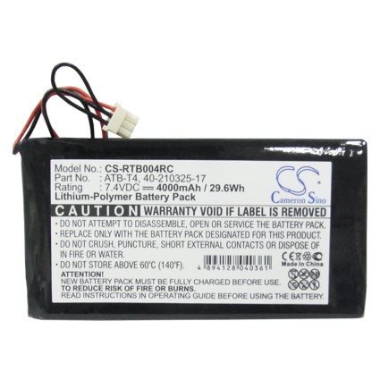 Kaukosäädin akku RTI T4, T4 Touch Panel, Zig Bee -laitteille