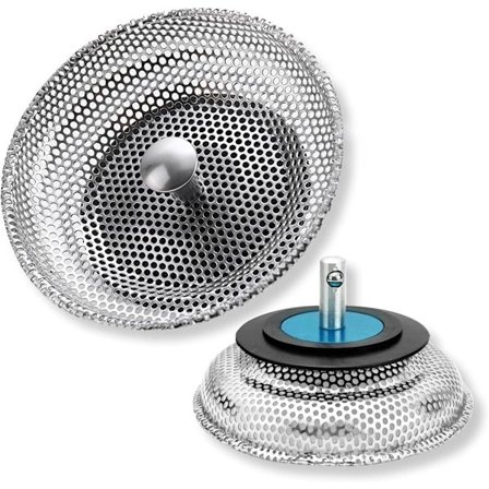 1 stk. vaskesil i rustfritt stål, vaskesil benkeplateplugg 304 rustfritt stål, vaskesilkurv, vaskesil i rustfritt stål, 80 mm