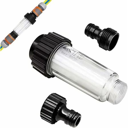 Kuuma tarjous edulliseen hintaan! 1. Vesiletkun suodatinpuhdistussuodatin, painepesureille Puutarhapumppu 3/4 tuuman liitäntä, yhteensopiva 4.730-