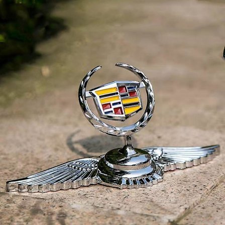 3D logo bil logo front panser trim panser krom ørn merke kompatibel cadillac sølv skjermer