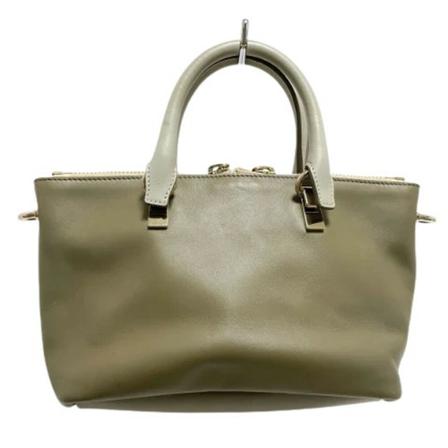 Chloé Pre-owned, Leather Baylee Bag Groen, Dames, Maat:ONE Size