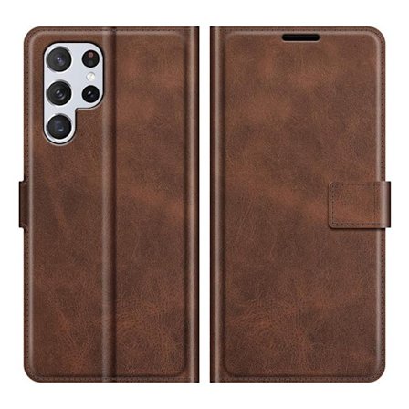 Flip Folio Fodral Galaxy S22 Plus - Coffee