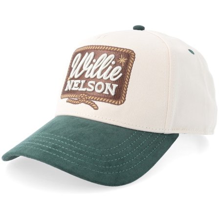 American Needle - Beige adjustable Caps - Wille Nelson Wrangler Ivory/Cedar A-Frame Adjustable @ Hatstore