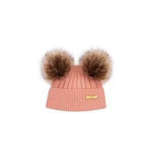 Bjällra Couture Pink Pom Pom Beanie One Size - Headwear - One size - Pink