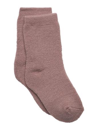 Nmfwaksi Wool Terry Sock Xxiii Socks & Tights Socks Rosa Name It*Betinget Tilbud