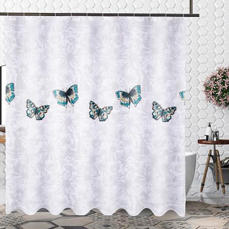 Dusjforheng Baderom Muggsoppsikkert Forheng Polyester Stoff Wa