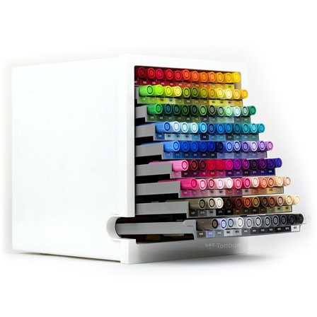 Tombow ABT Dual Brush Pen Desktop Organizer 108 kpl
