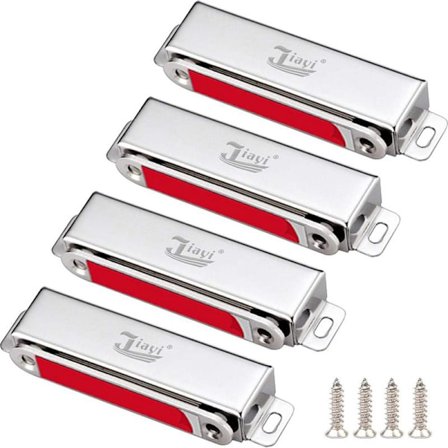 Vahvat kaapin ovien magneettilukot 40 kg 4 kpl magneettiset huonekalujen lukot